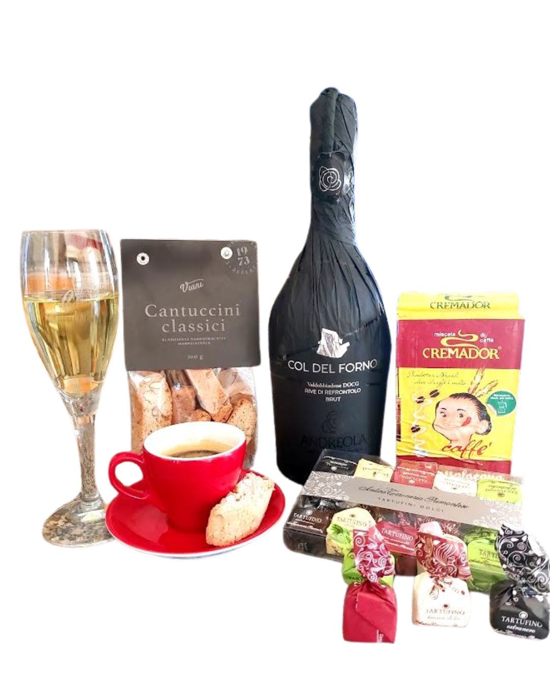 Caffé Italia - Kaffee und Prosecco Geschenkset