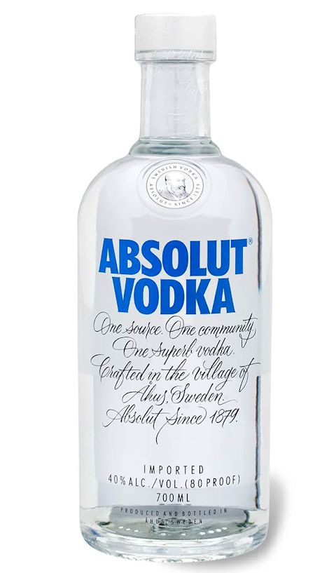 Absolut Vodka 40% Vol