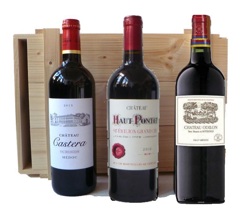 Bordeaux Perlen Geschenkkiste